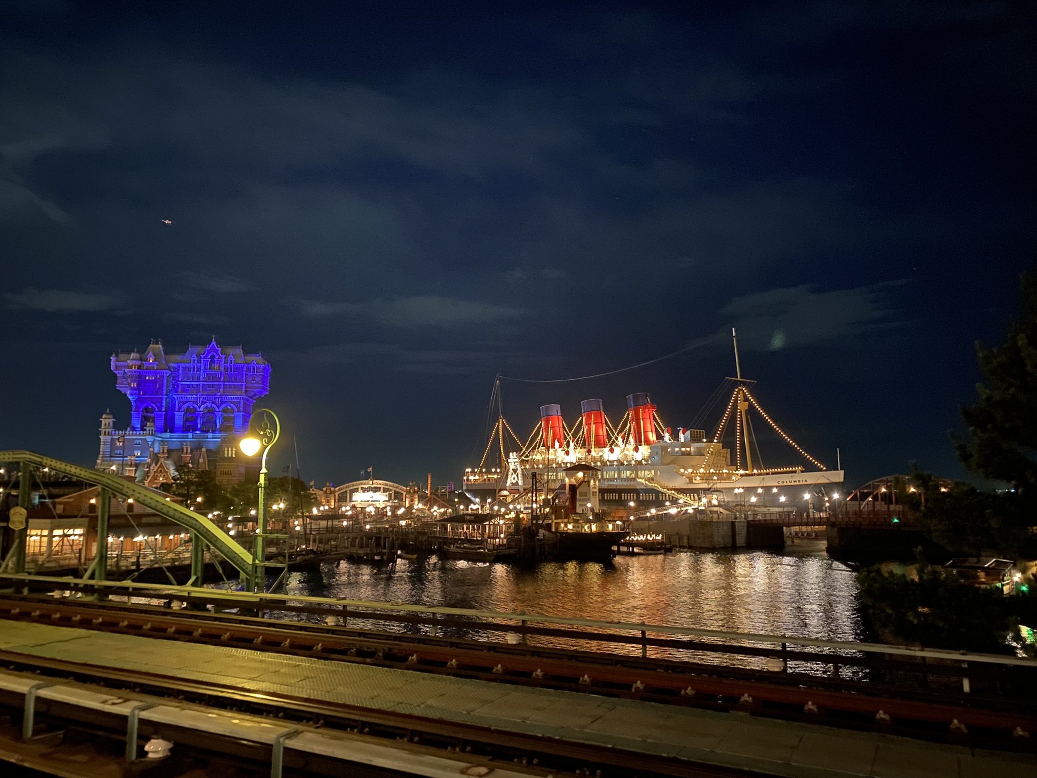 Night view of Disney Sea Tokyo