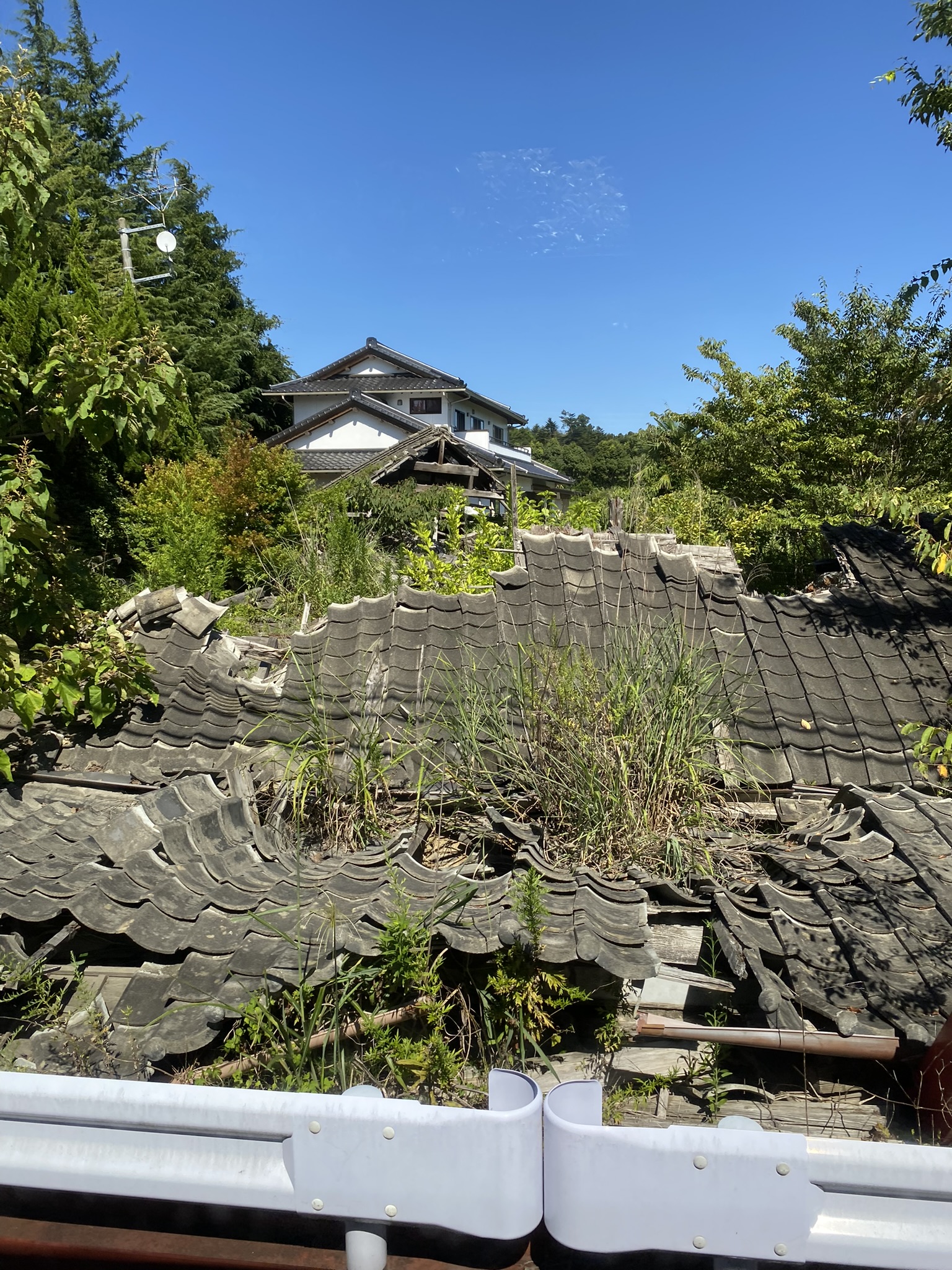 Abandoned gas station in Fukushima exclusion zone